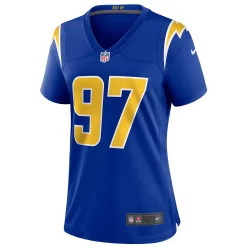 Women's Nike Joey Bosa Royal Los Angeles Chargers 2nd Alternate Game Jersey -Nike Clothing store 4541915 ALT2
