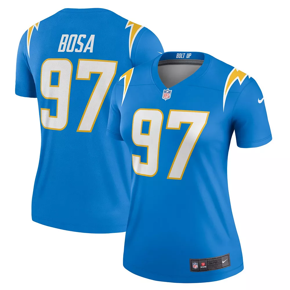 Women's Nike Joey Bosa Powder Blue Los Angeles Chargers Legend Jersey 2 Women's Nike Joey Bosa Powder Blue Los Angeles Chargers Legend Jersey - Image 2