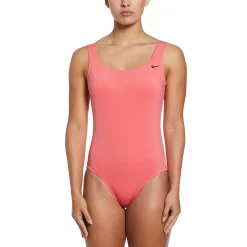 Women's Nike Essential U-Back One Piece Swimsuit -Nike Clothing store 4550839 Sea Coral