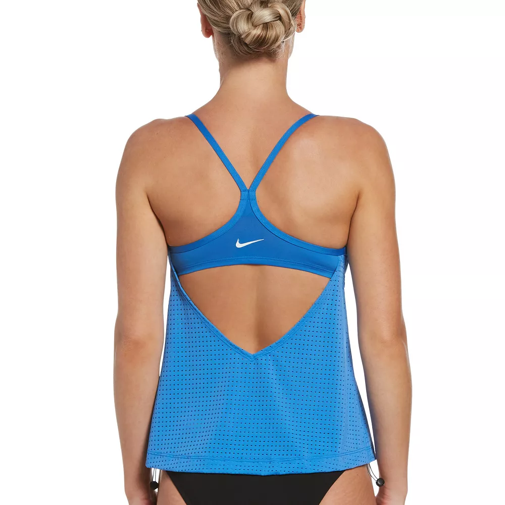 Women's Nike Essential Layered 2-in-1 Tankini Top 4 Women's Nike Essential Layered 2-in-1 Tankini Top - Image 4
