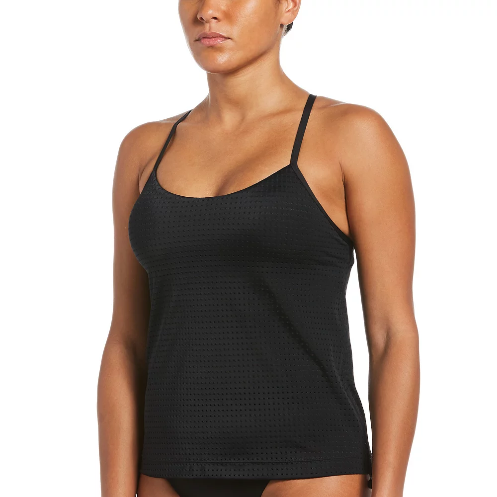 Women's Nike Essential Layered 2-in-1 Tankini Top 2 Women's Nike Essential Layered 2-in-1 Tankini Top - Image 2