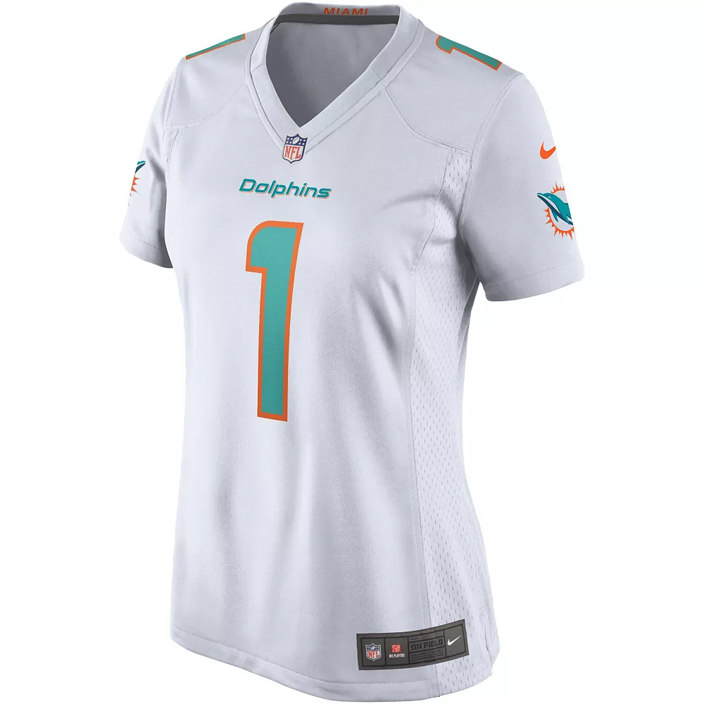 Women's Nike Tua Tagovailoa White Miami Dolphins Game Jersey 2 Women's Nike Tua Tagovailoa White Miami Dolphins Game Jersey - Image 2
