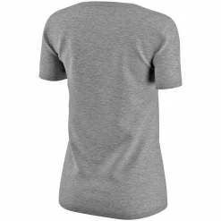 Women's Nike Heathered Gray Clemson Tigers Alternate Logo Tri-Blend V-Neck T-Shirt -Nike Clothing store 4580044 ALT3