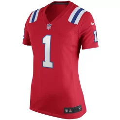 Women's Nike Cam Newton Red New England Patriots Alternate Game Jersey -Nike Clothing store 4622585 ALT2