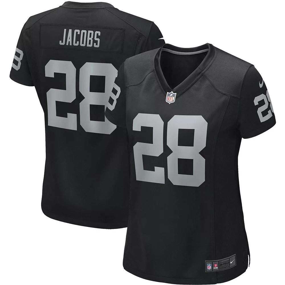 Women's Nike Josh Jacobs Black Las Vegas Raiders Game Player Jersey 1 Women's Nike Josh Jacobs Black Las Vegas Raiders Game Player Jersey