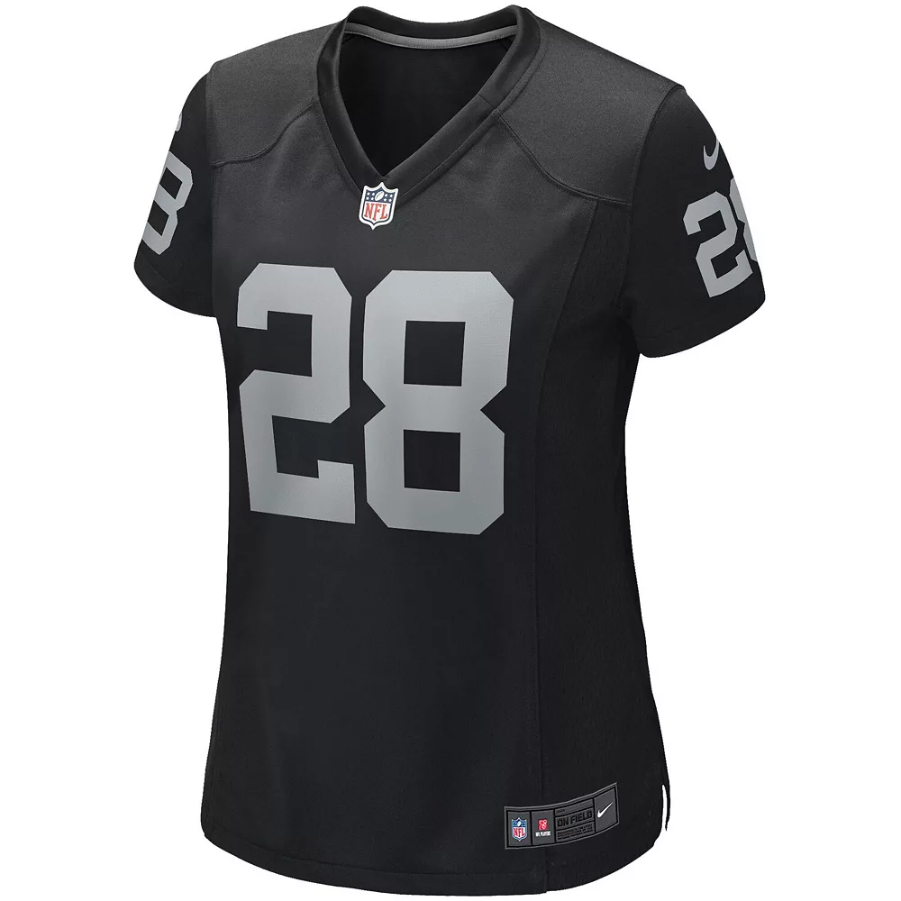 Women's Nike Josh Jacobs Black Las Vegas Raiders Game Player Jersey 2 Women's Nike Josh Jacobs Black Las Vegas Raiders Game Player Jersey - Image 2