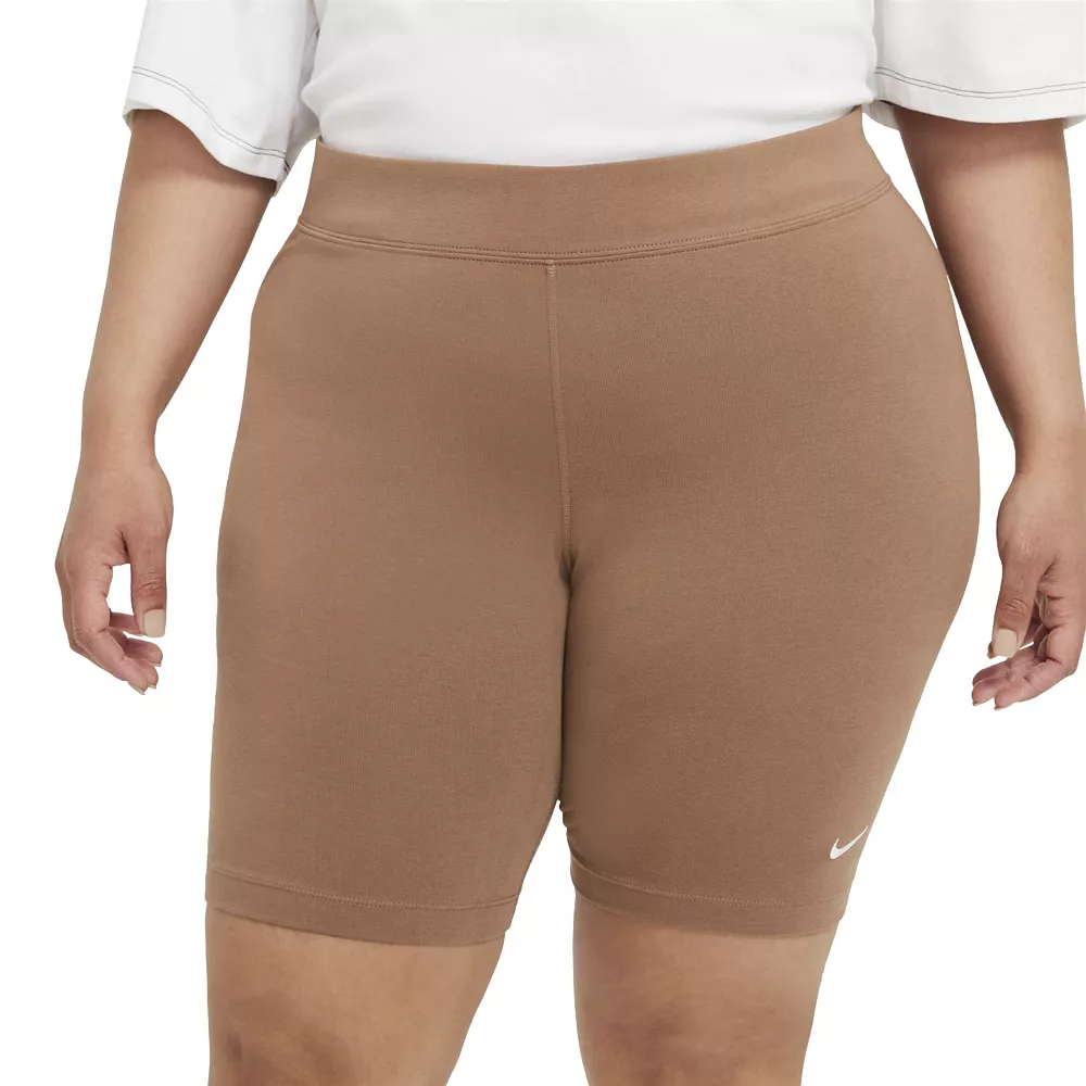 Plus Size Nike Sportswear Essential Midrise Bike Shorts 2 Plus Size Nike Sportswear Essential Midrise Bike Shorts - Image 2