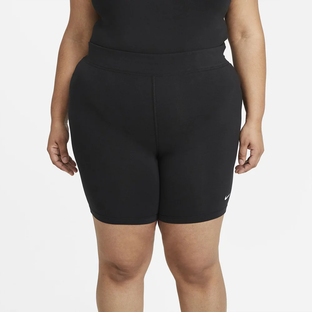 Plus Size Nike Sportswear Essential Midrise Bike Shorts 3 Plus Size Nike Sportswear Essential Midrise Bike Shorts - Image 3