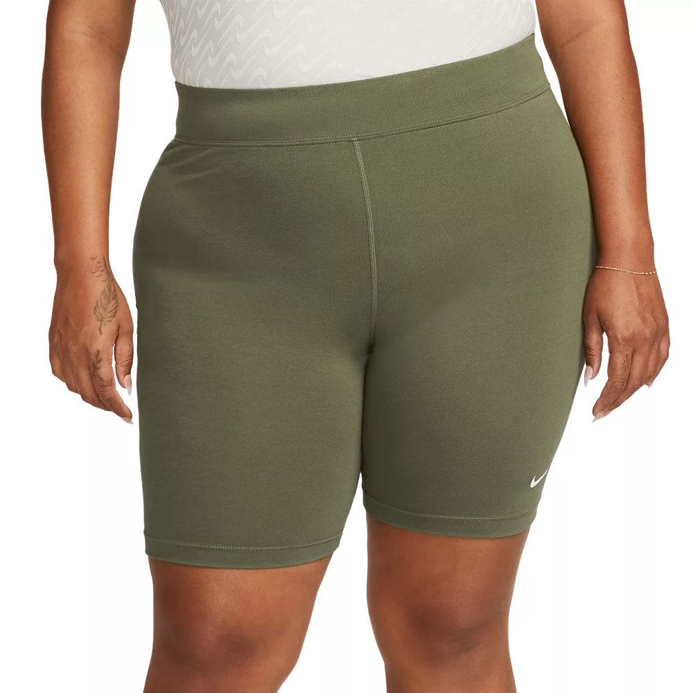 Plus Size Nike Sportswear Essential Midrise Bike Shorts 4 Plus Size Nike Sportswear Essential Midrise Bike Shorts - Image 4