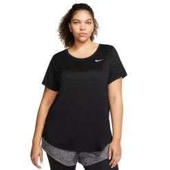 Plus Size Nike Dri-FIT Legend Training Tee -Nike Clothing store 4637559 Black White