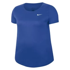 Plus Size Nike Dri-FIT Legend Training Tee -Nike Clothing store 4637559 Game Royal White