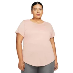 Plus Size Nike Dri-FIT Legend Training Tee -Nike Clothing store 4637559 Rose Whisper