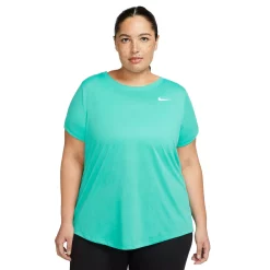 Plus Size Nike Dri-FIT Legend Training Tee -Nike Clothing store 4637559 Teal White