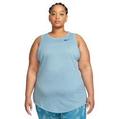 Plus Size Nike Dri-FIT Training Tank -Nike Clothing store 4637614 Worn Atomic Heather