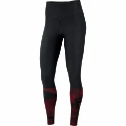 Women's Nike Black Oklahoma Sooners Geometric Performance Leggings -Nike Clothing store 4640919 ALT2
