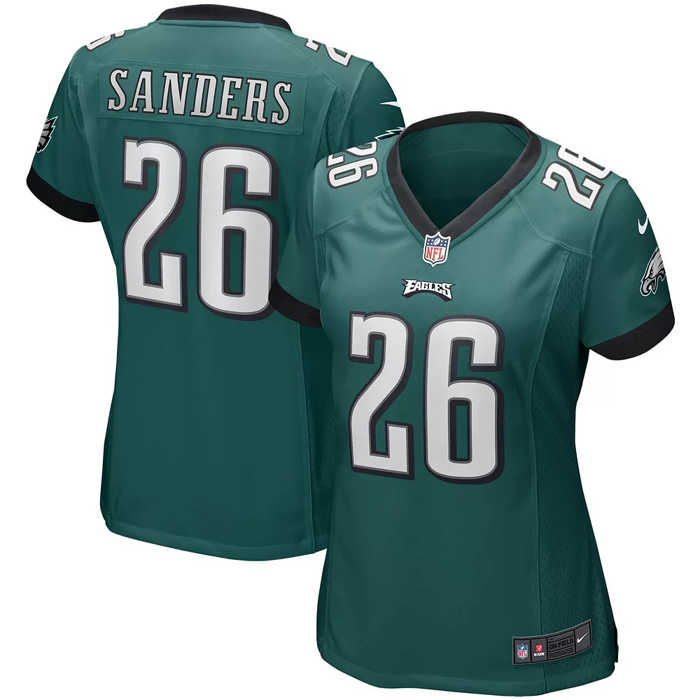 Women's Nike Miles Sanders Midnight Green Philadelphia Eagles Game Jersey 1 Women's Nike Miles Sanders Midnight Green Philadelphia Eagles Game Jersey