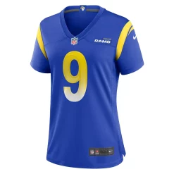 Women's Nike Matthew Stafford Royal Los Angeles Rams Game Jersey -Nike Clothing store 4766902 ALT2