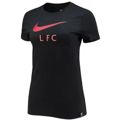 Women's Nike Black Liverpool Swoosh T-Shirt -Nike Clothing store 4767118 ALT2