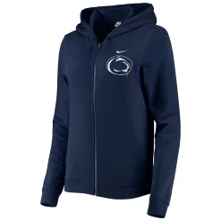 Women's Nike Navy Penn State Nittany Lions Varsity Fleece Full-Zip Hoodie -Nike Clothing store 4767673 ALT2
