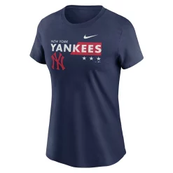 Women's Nike Navy New York Yankees Americana T-Shirt 5 Women's Nike Navy New York Yankees Americana T-Shirt -Nike Clothing store 4767855 ALT2