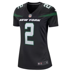 Women's Nike Zach Wilson Black New York Jets Alternate 2021 NFL Draft First Round Pick Game Jersey -Nike Clothing store 4768189 ALT2