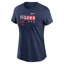 Women's Nike Navy Detroit Tigers Americana T-Shirt -Nike Clothing store 4768613 ALT2