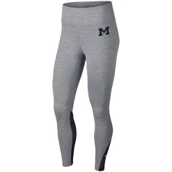 Women's Nike Heathered Gray Michigan Wolverines One Performance Tights 5 Women's Nike Heathered Gray Michigan Wolverines One Performance Tights -Nike Clothing store 4768690 ALT2