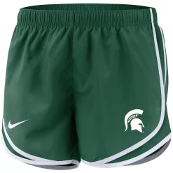 Women's Nike Green Michigan State Spartans Team Tempo Performance Shorts -Nike Clothing store 4769371 ALT2