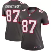 Women's Nike Rob Gronkowski Pewter Tampa Bay Buccaneers Alternate Legend Jersey