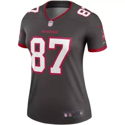 Women's Nike Rob Gronkowski Pewter Tampa Bay Buccaneers Alternate Legend Jersey 5 Women's Nike Rob Gronkowski Pewter Tampa Bay Buccaneers Alternate Legend Jersey -Nike Clothing store 4769604 ALT2