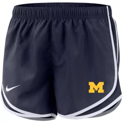 Women's Nike Navy Michigan Wolverines Team Tempo Performance Shorts -Nike Clothing store 4769823 ALT2