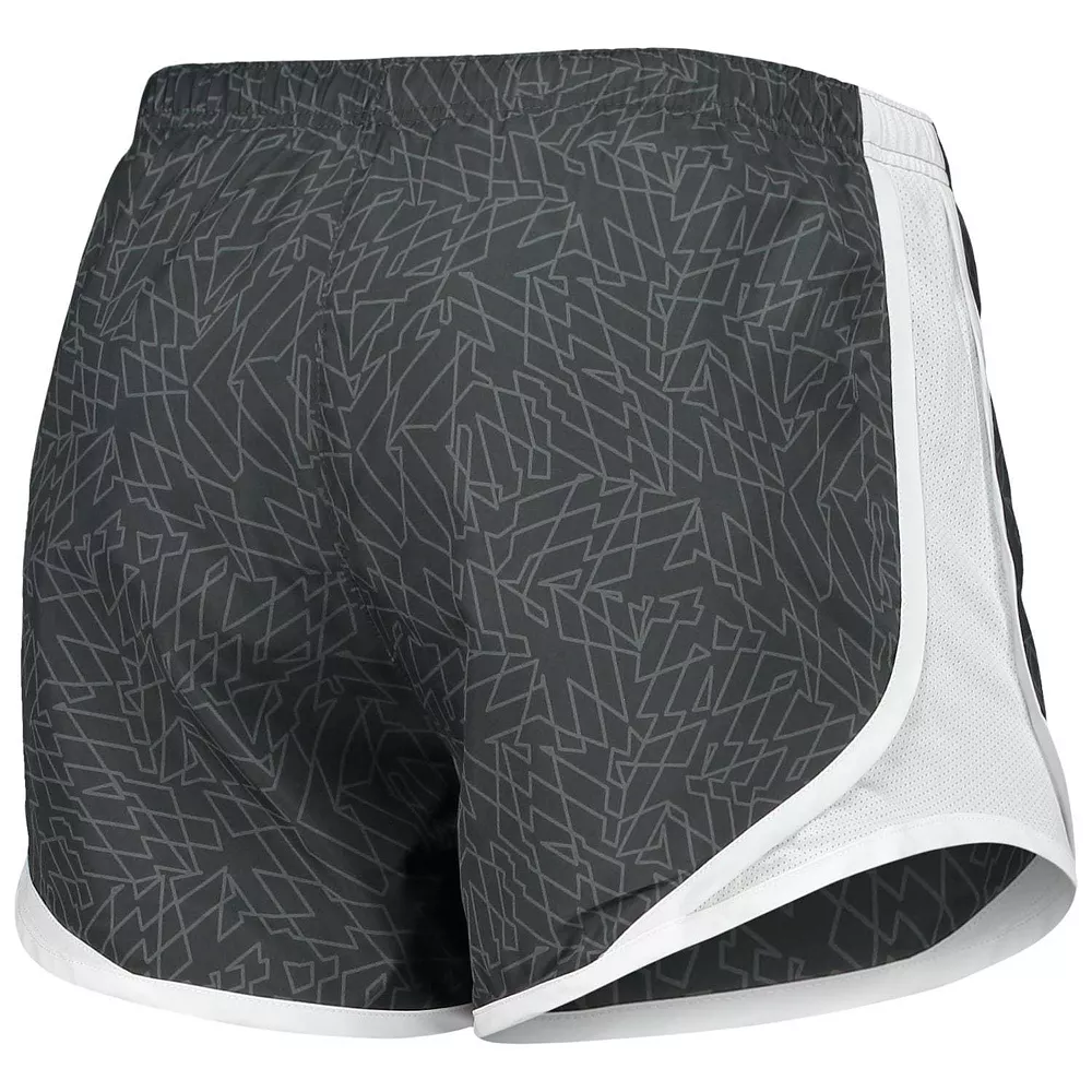 Women's Nike Charcoal/White Florida State Seminoles Performance Tempo Shorts 4 Women's Nike Charcoal/White Florida State Seminoles Performance Tempo Shorts - Image 4