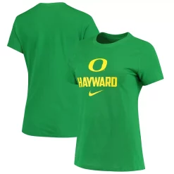 Women's Nike Green Oregon Ducks Hayward Arch Performance T-Shirt