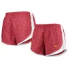 Women's Nike Cardinal/White USC Trojans Performance Tempo Shorts