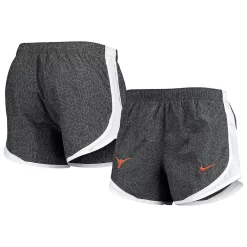 Women's Nike Charcoal/White Texas Longhorns Performance Tempo Shorts