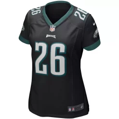 Women's Nike Miles Sanders Black Philadelphia Eagles Game Jersey -Nike Clothing store 4784817 ALT2