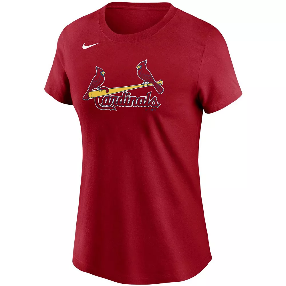 Women's Nike Yadier Molina Red St. Louis Cardinals Name & Number T-Shirt 3 Women's Nike Yadier Molina Red St. Louis Cardinals Name & Number T-Shirt - Image 3