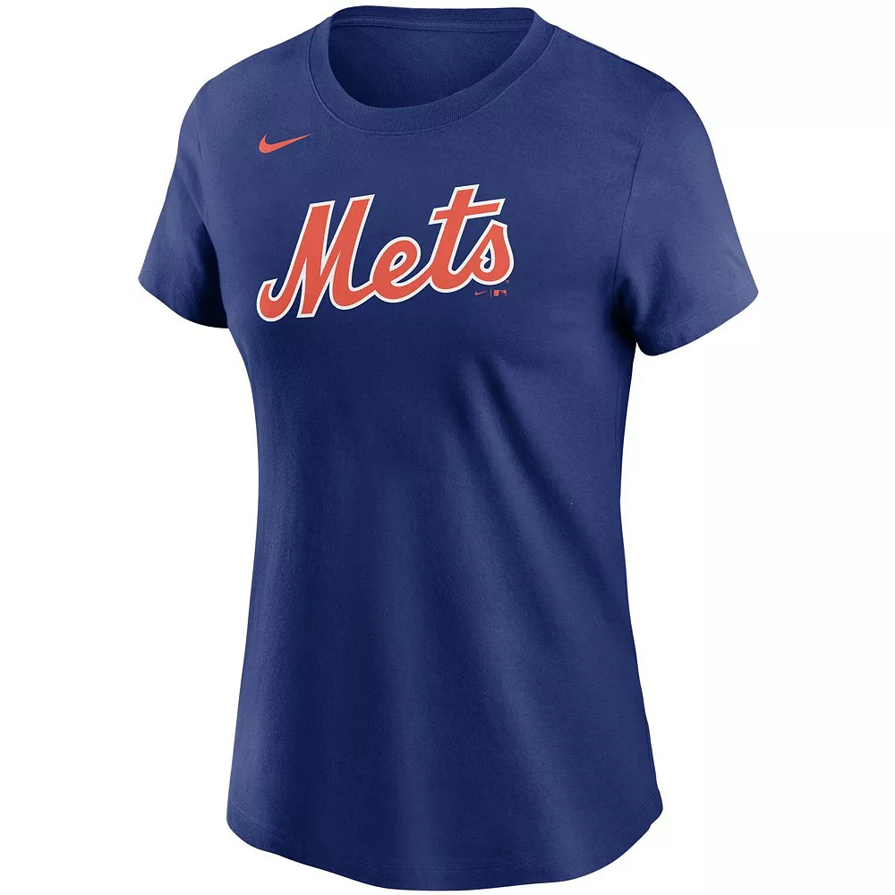 Women's Nike Jacob deGrom Royal New York Mets Name & Number T-Shirt 3 Women's Nike Jacob deGrom Royal New York Mets Name & Number T-Shirt - Image 3