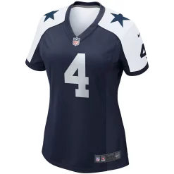 Women's Nike Dak Prescott Navy Dallas Cowboys Alternate Game Team Jersey 5 Women's Nike Dak Prescott Navy Dallas Cowboys Alternate Game Team Jersey -Nike Clothing store 4801788 ALT2