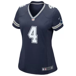 Women's Nike Dak Prescott Navy Dallas Cowboys Game Team Jersey -Nike Clothing store 4803957 ALT2