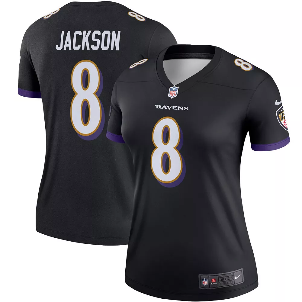 Women's Nike Lamar Jackson Black Baltimore Ravens Legend Team Jersey 1 Women's Nike Lamar Jackson Black Baltimore Ravens Legend Team Jersey