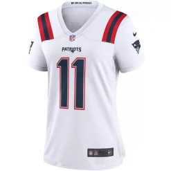 Women's Nike Julian Edelman White New England Patriots Team Game Jersey -Nike Clothing store 4811787 ALT2