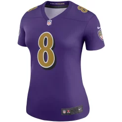 Women's Nike Lamar Jackson Purple Baltimore Ravens Color Rush Legend Player Jersey 5 Women's Nike Lamar Jackson Purple Baltimore Ravens Color Rush Legend Player Jersey -Nike Clothing store 4812127 ALT2