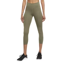 Women's Nike One Capri Leggings -Nike Clothing store 4828067 Medium Olive