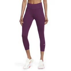 Women's Nike One Capri Leggings -Nike Clothing store 4828067 Sangria
