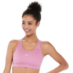 Nike Swoosh Medium-Impact Padded Sports Bra 21 Nike Swoosh Medium-Impact Padded Sports Bra -Nike Clothing store 4828964 Magic Flamingo Heather