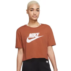 Women's Nike Sportswear Essential Crop Tee 15 Women's Nike Sportswear Essential Crop Tee -Nike Clothing store 4845124 Burnt Sunrise