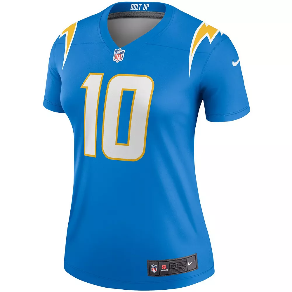 Women's Nike Justin Herbert Powder Blue Los Angeles Chargers Legend Jersey 3 Women's Nike Justin Herbert Powder Blue Los Angeles Chargers Legend Jersey - Image 3
