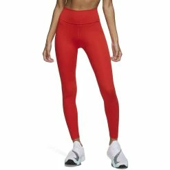 Women's Nike One Leggings -Nike Clothing store 4861636 Chile Red