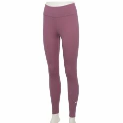 Women's Nike One Leggings -Nike Clothing store 4861636 Light Mulberry